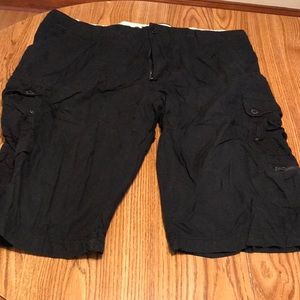 Men’s black shorts